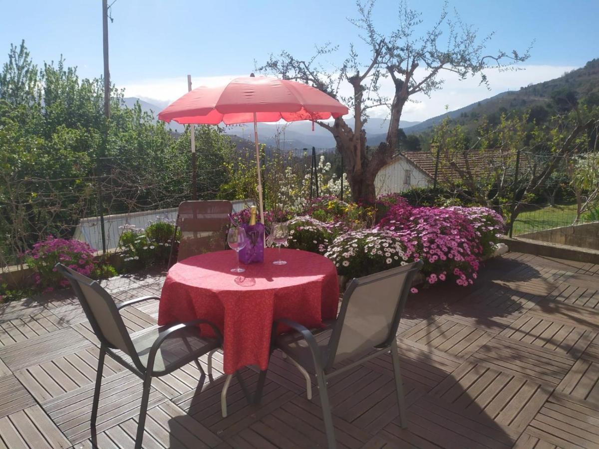 Studio Le Romantique A 20 Kms De Nice Bendejun Bagian luar foto