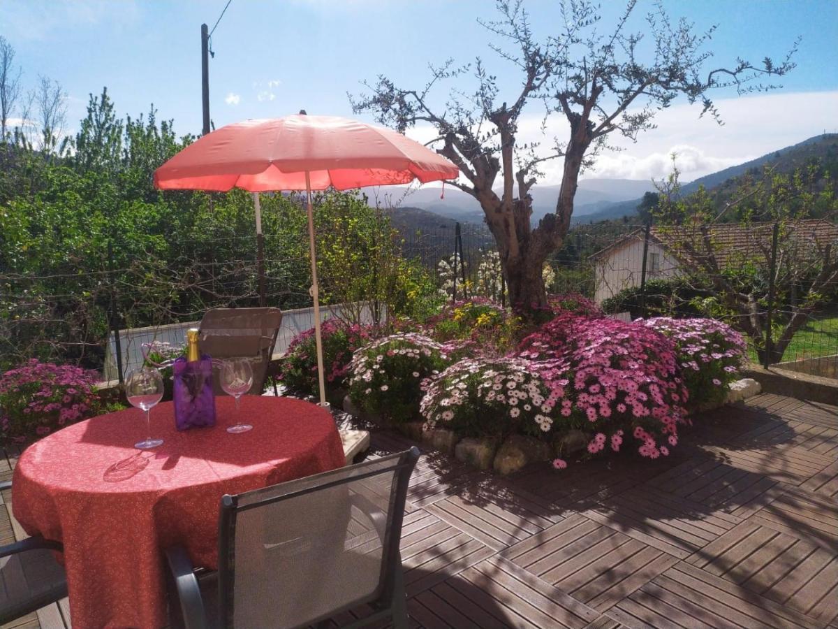 Studio Le Romantique A 20 Kms De Nice Bendejun Bagian luar foto